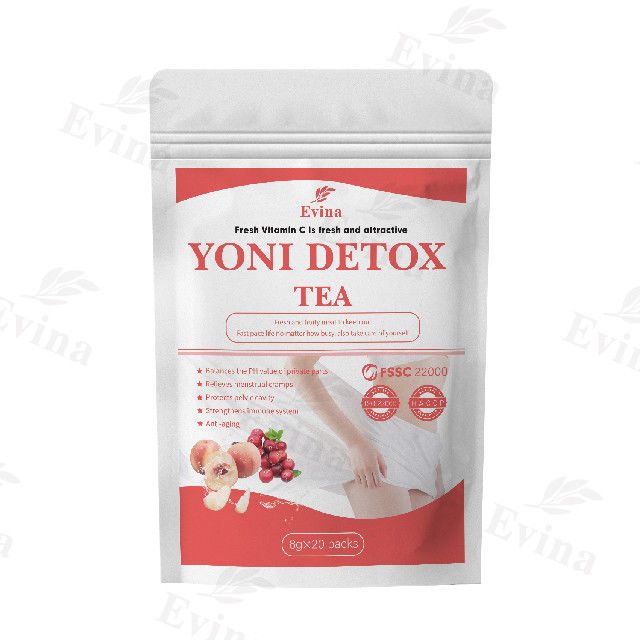 Chá Yoni Detox 100% natural e de alta potência com Cranberry 24 meses de vida útil