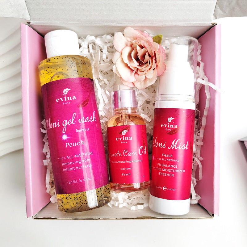 Ingredientes Naturais Limpeza Vaginal Logotipo Personalizado Organico Yoni Lava Mist And Oil Sets