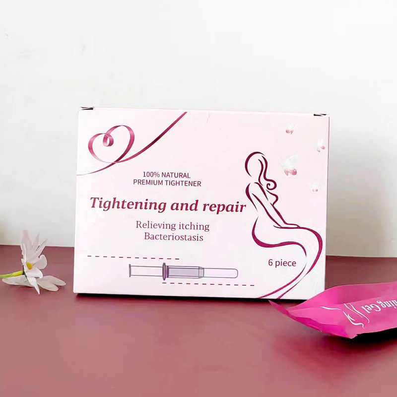 Conjunto de lavagem de gel de aperto vaginal para rótulo privado 3,5 ml g *6/ caixa 2 anos de validade
