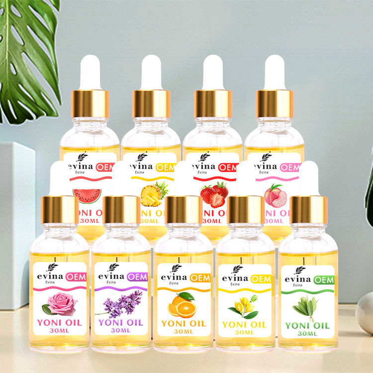 30 ml/50 ml de Óleo de Yoni orgânico de marca privada 2 anos de validade Clientes